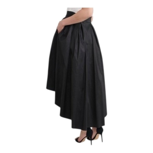 Joseph Ribkoff Black Taffeta Asymmetrical High Low Skirt Women’s Size 10 NWOT - Picture 3 of 7